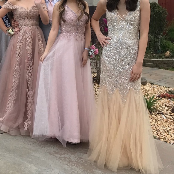 Gold Prom Dress - Picture 8 of 8